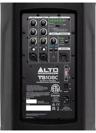 Alto Pro TS108C - 600W Portable Powered Column Array Loudspeaker DJKIT®