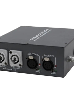 Transcension HS2 Hybrid powerCON DMX Distribution Splitter