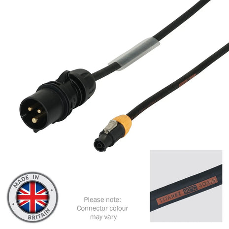 Elumen8 3m 16A IP44 Male – PowerTwist TR1 IP65 – 2.5mm H07RN-F