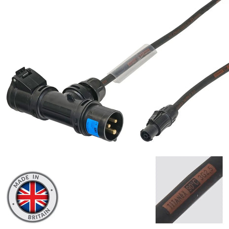 Elumen8 1.5m 16A IP44 T-Connect to PowerTwist TR1 IP65