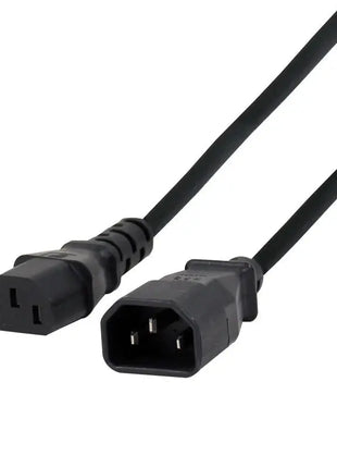 LEDJ 0.5m IEC Male - IEC Female Cable
