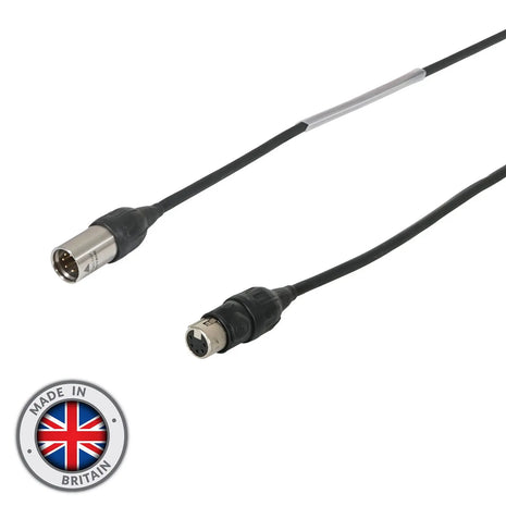 Elumen8 25m 5-Pin XLR -TOP IP65 Neutrik Male - Female DMX Cable