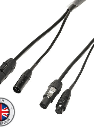 Elumen8 3m Combi 1.5mm IP65 Seetronic TR1 Power/ 5-Pin DMX Cable