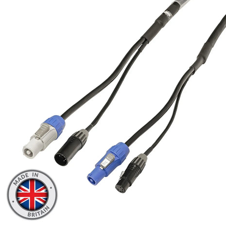 Elumen8 10m Combi 1.5mm Seetronic PowerTwist / 5-Pin DMX Cable