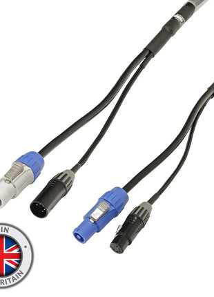 Elumen8 20m Combi 1.5mm Seetronic PowerTwist / 5-Pin DMX Cable