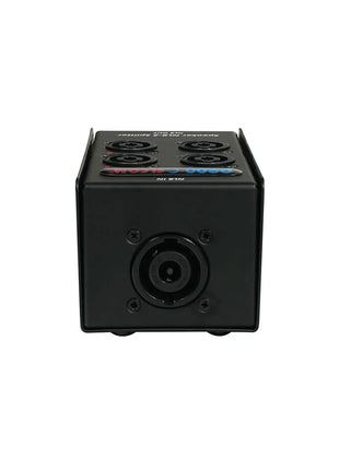 Penn Elcom 4-Way speakON Splitter Box with Feed Thru (R2SP82G2)