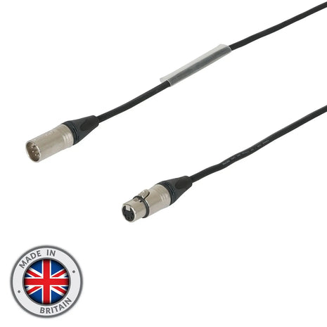  15m 5-Pin Neutrik Male - Female XLR TOUR DMX1PRB DMX Cable