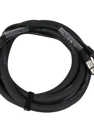 LEDJ 3m Combi IEC and XLR 3-Pin Male - Female DMX Cable
