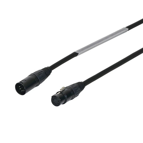 LEDJ 0.5m 5-Pin Male XLR - 5-Pin Female XLR DMX Cable