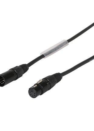 LEDJ 1.5m 5-Pin Male XLR - 5-Pin Female XLR DMX Cable