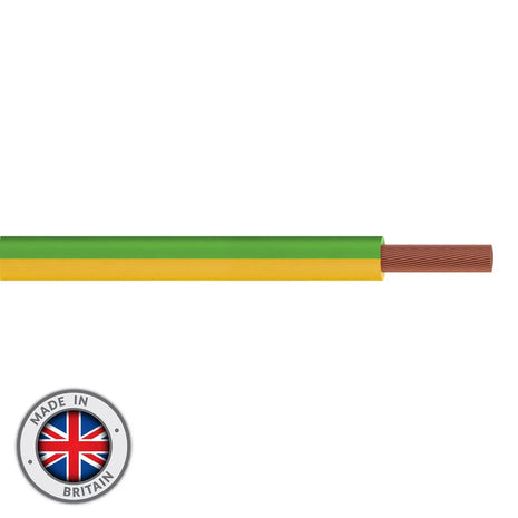  Tri-Rated Switchgear Wire 4mm 100m Green/Yellow