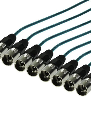 W Audio 25m XLR Multicore Drum 8-Way