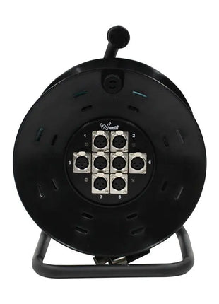 W Audio 25m XLR Multicore Drum 8-Way