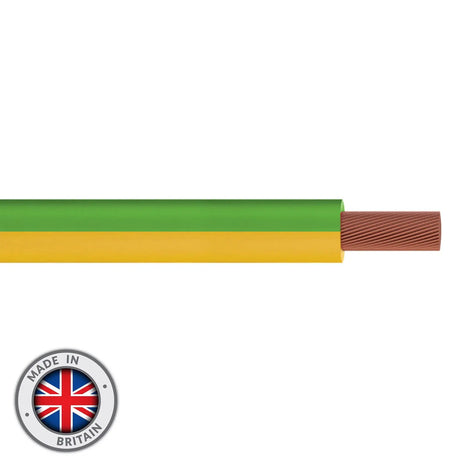  Tri-Rated Switchgear Wire 16mm 100m Green/Yellow