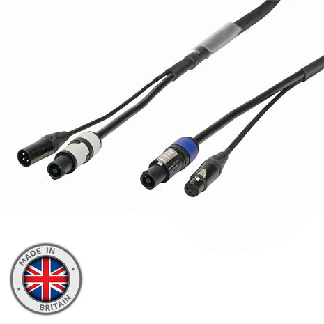 Elumen8 1.5m Combi 2.5mm Neutrik powerCON / 3-Pin DMX Cable