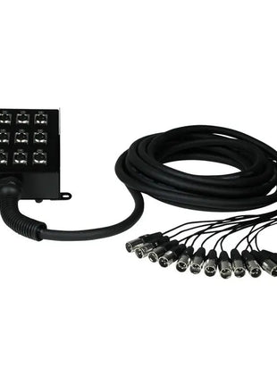 W Audio 10m XLR Multicore 12-Way