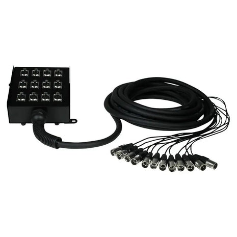 W Audio 10m XLR Multicore 12-Way