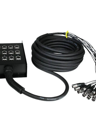 W Audio 15m XLR Multicore 8/4