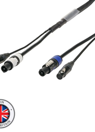 Elumen8 1m Combi 1.5mm Neutrik powerCON / 3-Pin DMX Cable