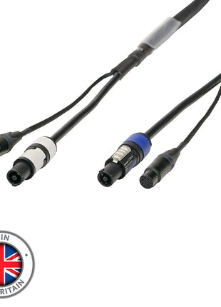 Elumen8 10m Combi 1.5mm Neutrik powerCON / 5-Pin DMX Cable