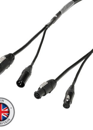 Elumen8 1m Combi 1.5mm Neutrik powerCON TRUE1 / 3-Pin DMX Cable