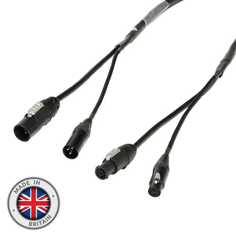  1.5m Combi 1.5mm Neutrik powerCON TRUE1 / 3-Pin DMX Cable