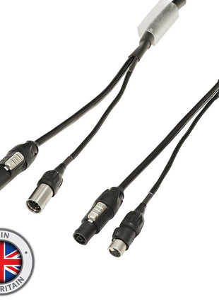  5m Combi 1.5mm Neutrik powerCON TRUE1 / 3-Pin IP65 DMX Cable