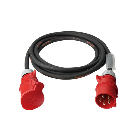 Elumen8 75m Red 32A Male - 32A Female 3PH 6mm 5C Cable