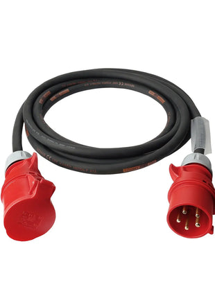 Elumen8 100m Red 32A Male - 32A Female 3PH 6mm 5C Cable