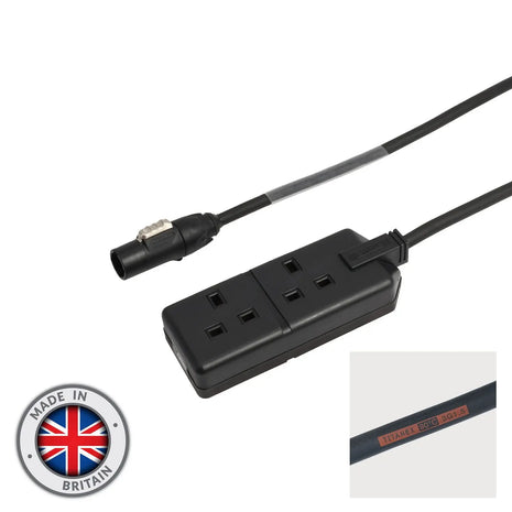 Elumen8 0.5m TRUE1 to 13A 2 Gang Cable
