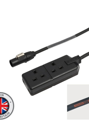 Elumen8 5m TRUE1 to 13A 2 Gang Cable