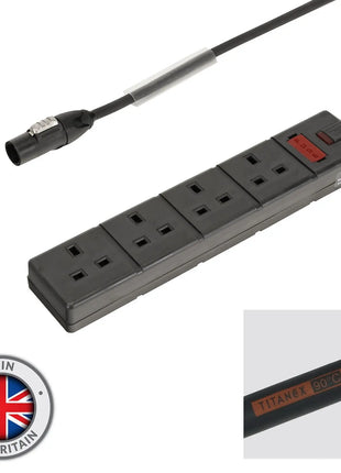 Elumen8 5m TRUE1 to 13A 4 Gang Cable