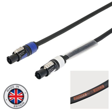  3m Neutrik powerCON Link Cable - 2.5mm H07RN-F