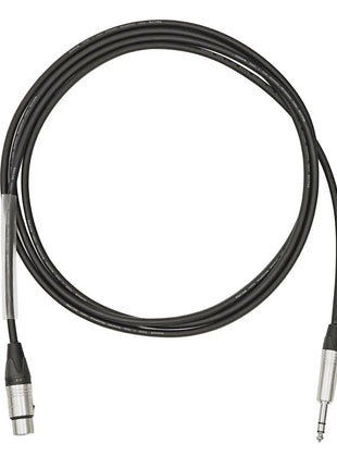 Elumen8 0.25m Neutrik TRS Jack – XLR Female Microphone Cable Silver