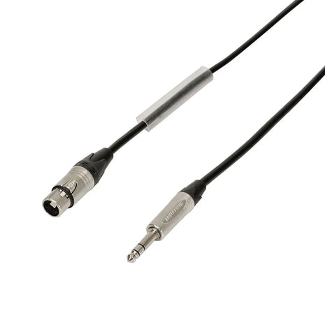 Elumen8 3m Neutrik TRS Jack – XLR Female Microphone Cable Silver