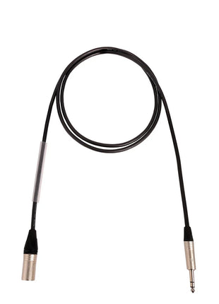Elumen8 0.25m Neutrik TRS Jack – XLR Male Microphone Cable Silver