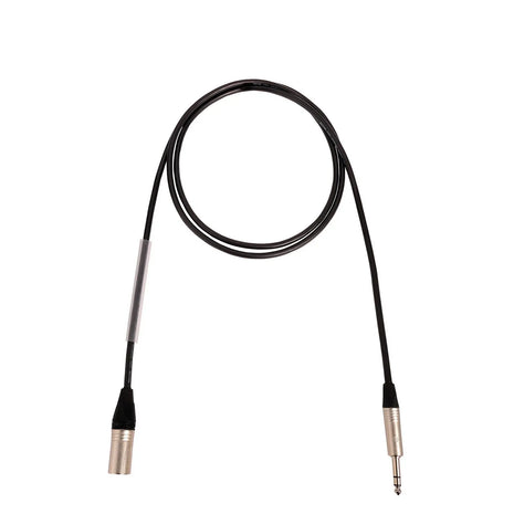 Elumen8 0.25m Neutrik TRS Jack – XLR Male Microphone Cable Silver