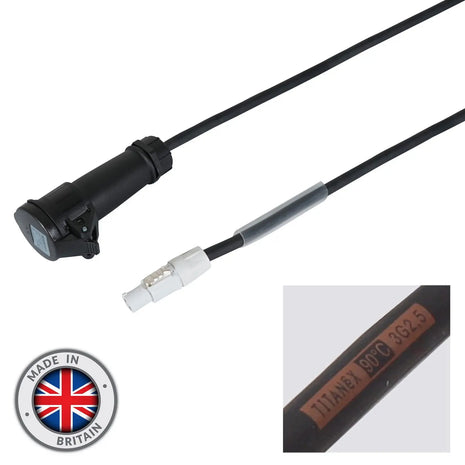 Elumen8 1m 2.5mm powerCON - 16A Female Mennekes Cable