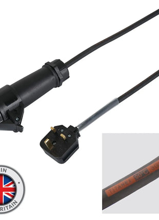 Elumen8 1m 1.5mm 13A Plug - 16A Female Mennekes Cable