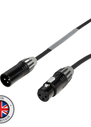 Elumen8 0.5m 3-Pin Seetronic Male XLR - 3-Pin Female XLR eLumen8 DMX Cable