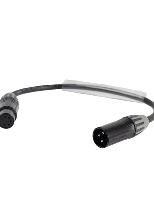 DMX Adaptor 3-Pin Male XLR to 5-Pin Female XLR