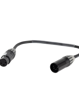  DMX Adaptor 5-Pin Male XLR to 3-Pin Female XLR