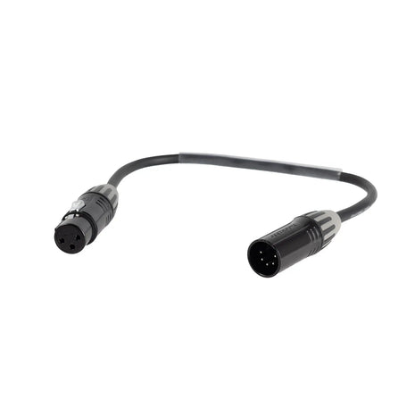  DMX Adaptor 5-Pin Male XLR to 3-Pin Female XLR