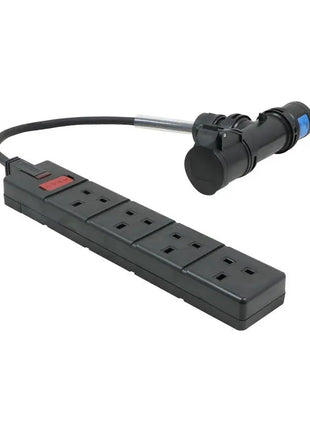 Elumen8 0.35m 16A T-Connect to 4 Way 13A Socket Cable