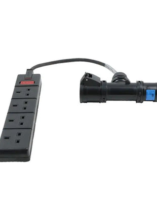 Elumen8 0.35m 16A T-Connect to 4 Way 13A Socket Cable