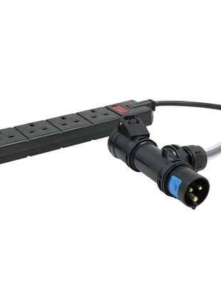 Elumen8 0.35m 16A T-Connect to 4 Way 13A Socket Cable