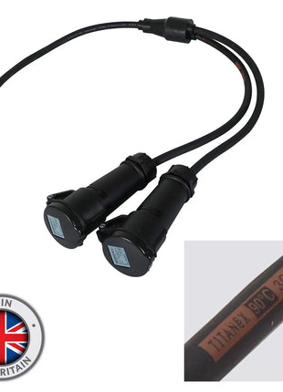 Elumen8 Moulded Y Split - 2.5mm 16A Mennekes Connectors