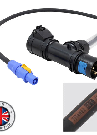 Elumen8 1m 2.5mm T-Connect to powerCON Cable