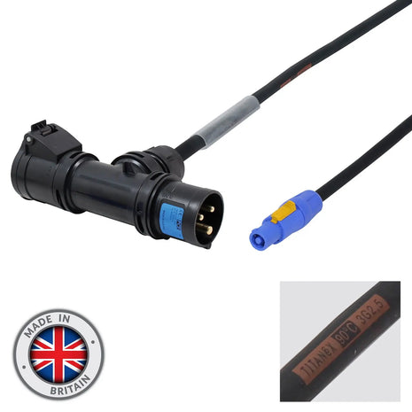 Elumen8 1.5m 2.5mm T-Connect to powerCON Cable