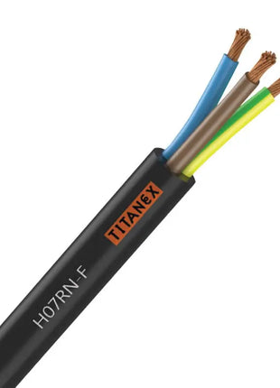 Titanex H07RN-F 1.0mm 3 Core Rubber Cable 100m